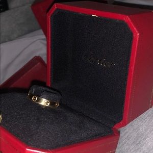 Cartier love wedding ring
